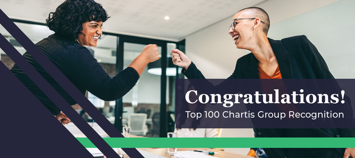 Congratulations top 100 Chartis Group recognition