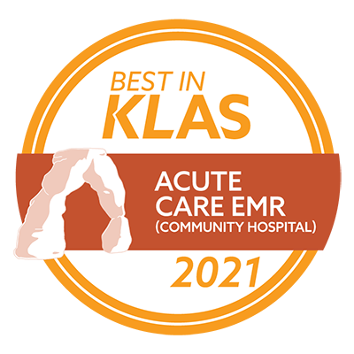 Best in KLAS 2021 - Acute Care EMR (community)