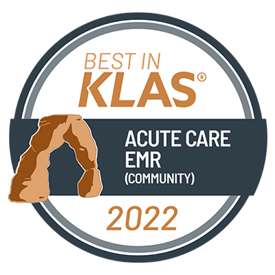 Best in KLAS 2022 - Acute Care EMR (community)