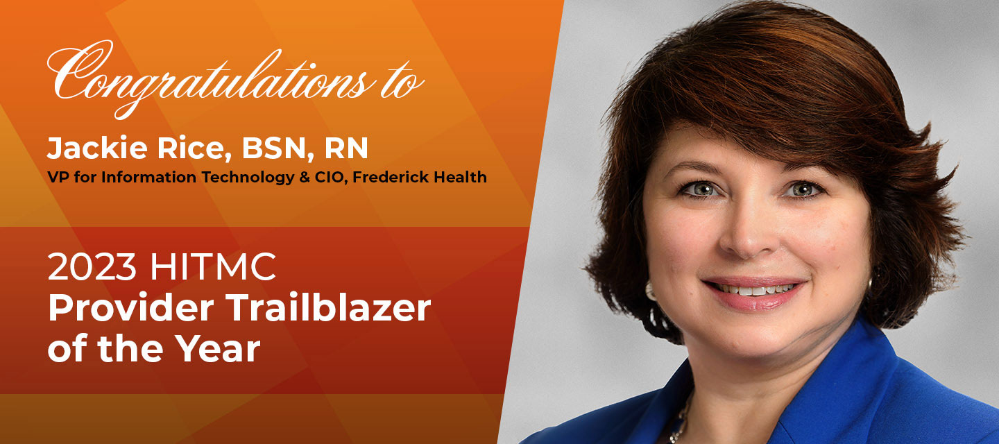 Jackie Rice headshot for 2023 HITMC Provider Trailblazer of the Year Award