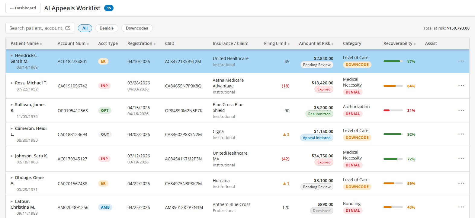 MEDITECH Expanse Nursing Handoff screenshot