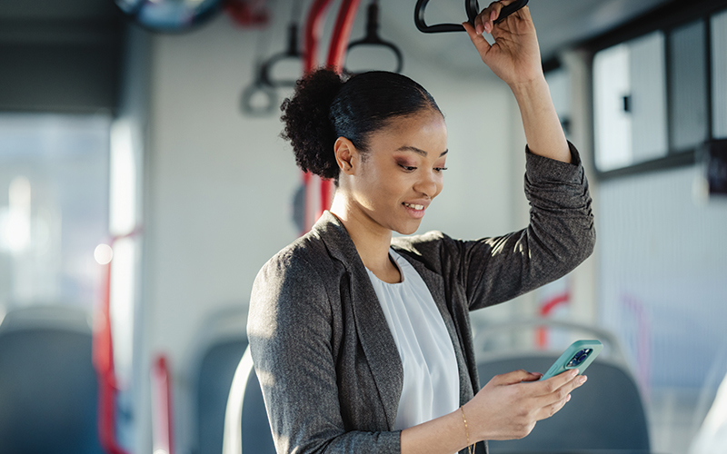 patient accessing health data on their phone