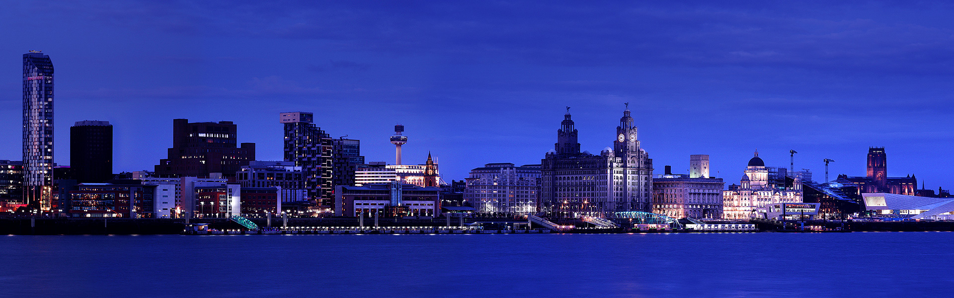 Liverpool, England skyline